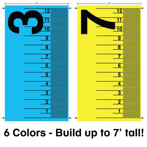 Classroom Height Charts Rulers | Made By Teachers