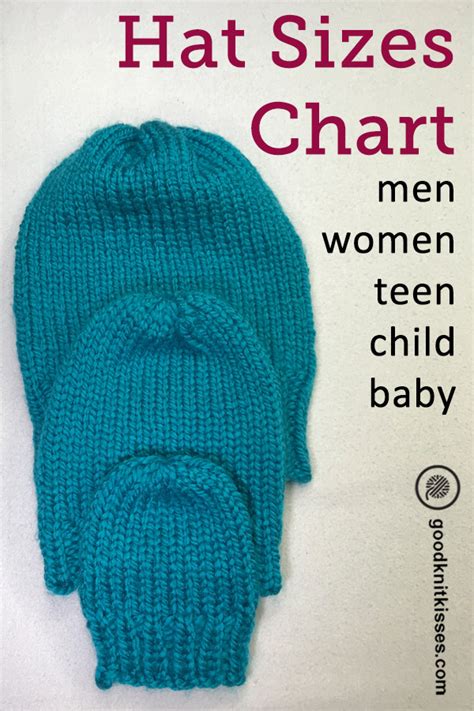 Knit Hat Size Chart