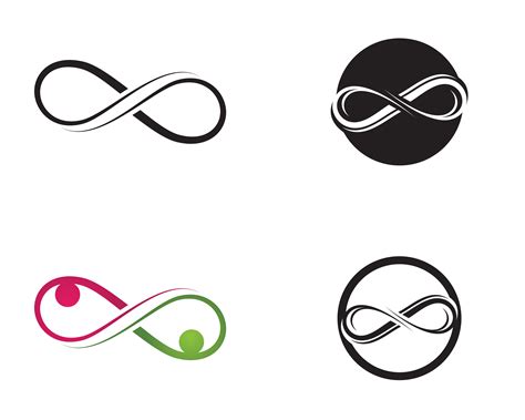 infinity logo and symbol set 672847 Vector Art at Vecteezy