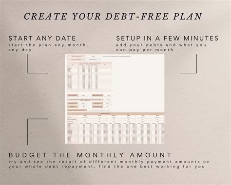 Debt Snowball Planner, Excel Budget Planner, Budget Template, Debt ...