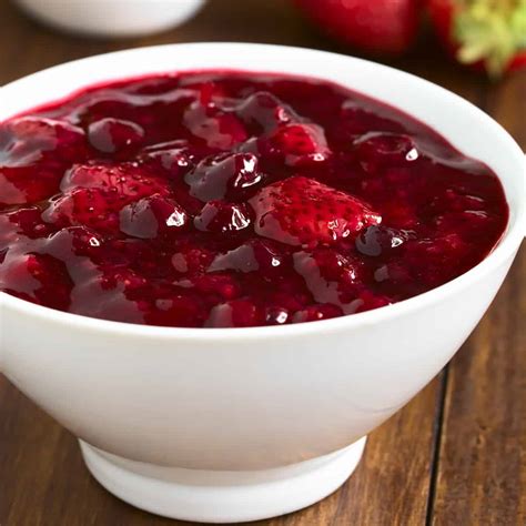 Rote Grütze (Red Berry Pudding) - The Daring Gourmet