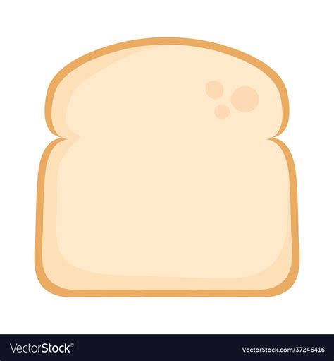 Bread slice design Royalty Free Vector Image - VectorStock