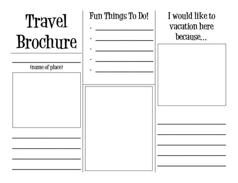 Travel Brochure Template Download Printable PDF | Templateroller