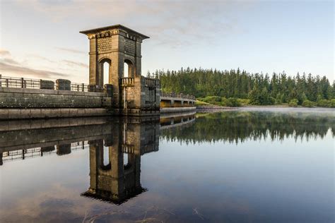 Alwen reservoir, Wales, UK, 2014. | Sunrise on the Alwen dam… | Flickr