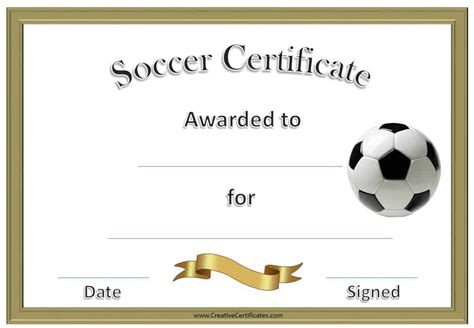 Printable Soccer Awards - Printable Word Searches