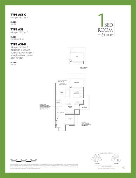 Lakeside Residences Floor Plans and units mix