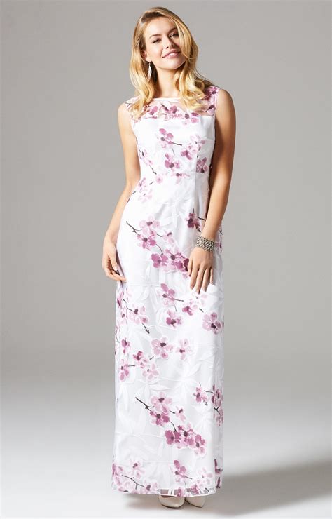 Amy Gown Long Cherry Blossom - Evening Dresses, Occasion Wear and ...