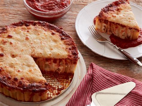 Ricotta-Stuffed Rigatoni Pie with Meat Sauce Recipe | Food Network Kitchen | Food Network