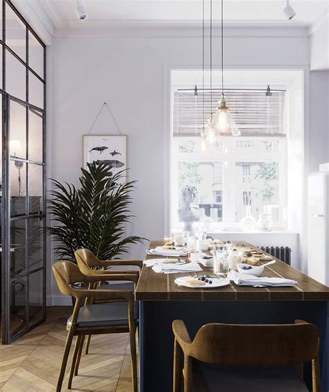 Earthy Eclectic Scandinavian Style Interior | Comedores escandinavos, Decorando comedores ...