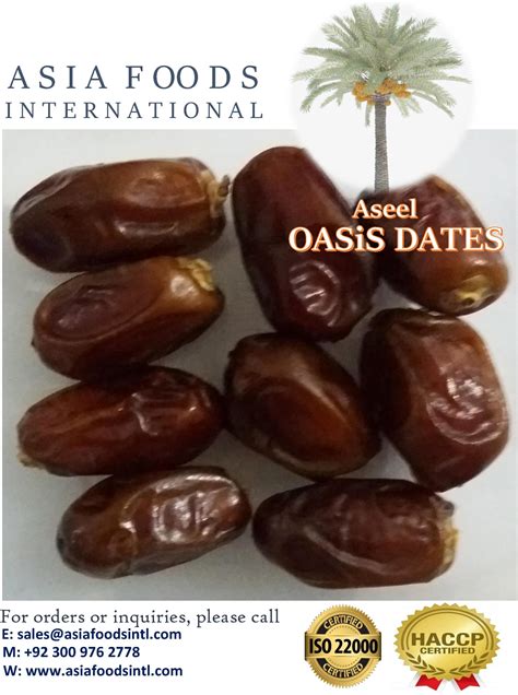 Aseel Dates -Aseel Dates Factory -Aseel Datteln - Asia Foods International