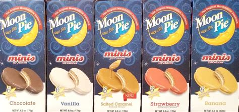 Moon Pie Minis - Complete Variety Pack - All 5 Flavors! (5 Boxes - 1 ...