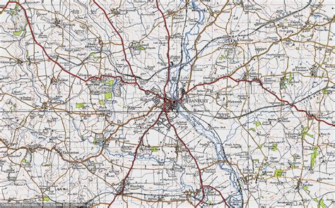 Historic Ordnance Survey Map of Banbury, 1946