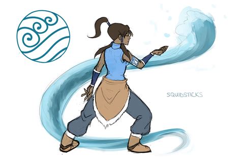 Korra The Waterbender by squidsticks on DeviantArt