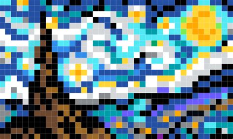 Starry Night Pixelart Updated with New Colours! : r/place_StarryNight