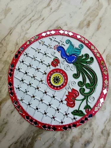 Acrylic Multicolor Lippan Art Peacock at Rs 1050 in Modinagar | ID ...