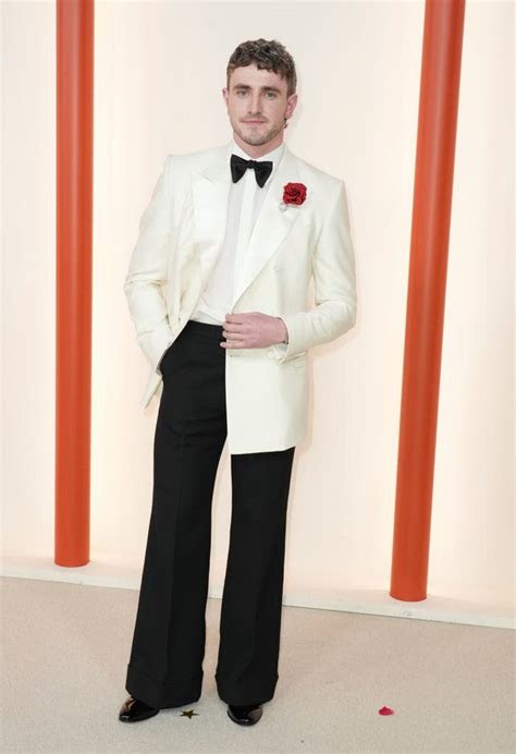 Irish actor Paul Mescal leads interesting menswear looks at the 2023 Oscars