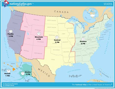 Blank Map Of Us Time Zones | Download Them And Print - Printable Us ...