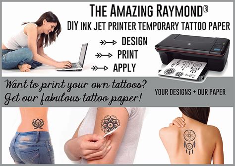 What is temporary tattoo paper photos