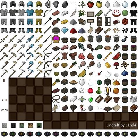 LinCraft - 32x32 - Cartoon RPG texture pack Minecraft Texture Pack