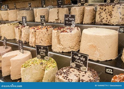 Halva Sold at the Machane Yehuda Market in Jerusalem Editorial Stock Image - Image of culture ...