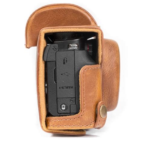 MegaGear Canon PowerShot G5 X Ever Ready Leather Camera Case and Strap – MegaGear Store