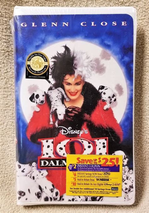 101 DALMATIONS 1997 Live Action Movie VHS Video Tape Walt Disney NEW ...