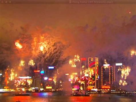 Video: Hong Kong's Chinese New Year Fireworks