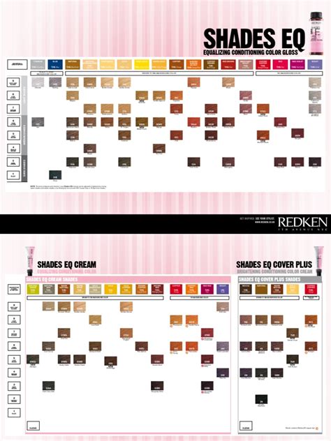 Redken SEQ Shade Chart-1 PDF | PDF | Brown | Red