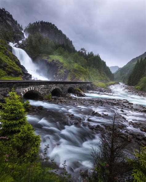 Låtefossen Waterfall - | Waterfall, Norway, Scandinavia travel