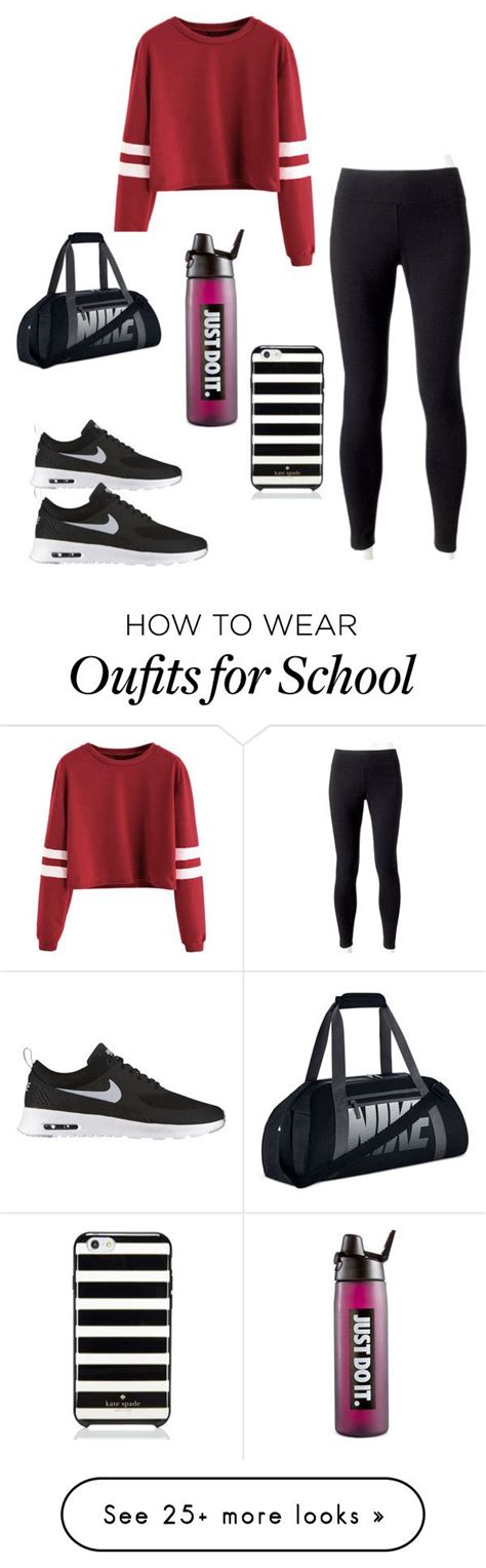 "P.E clothes for school" by purplelover13 on Polyvore featuring Jockey, NIKE and Kate Spade ...