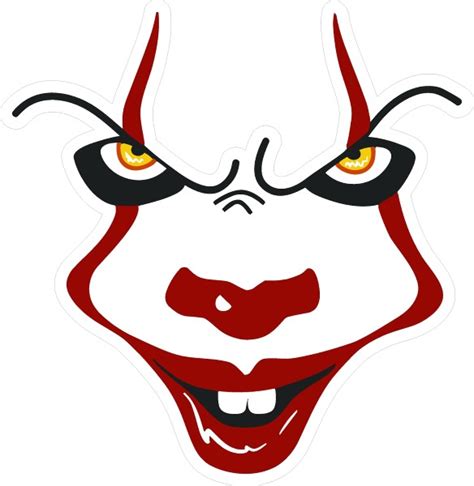 PENNYWISE IT CLOWN DECAL / STICKER 07