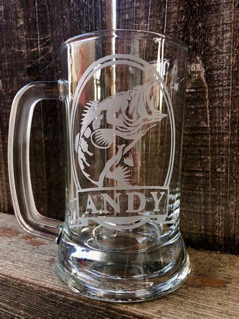 Etched Beer Mug Personalized Beer Mug Personalized Glasses | Etsy in 2020 | Personalized beer ...