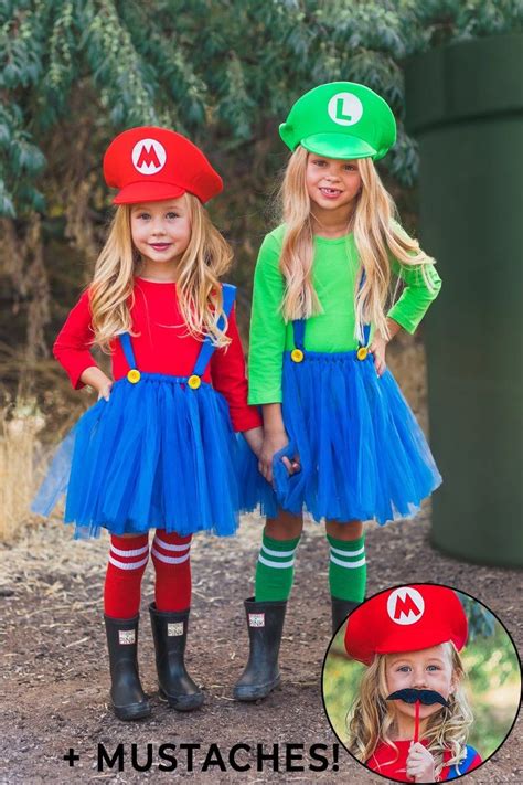 Mario & Luigi Costumes - 4 Piece Set in 2020 | Mario and luigi costume, Luigi costume, Furry dress