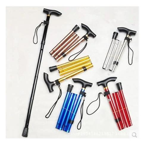 Aliexpress.com : Buy 5 Colors Strong Outdoor Adjustable Folding Lightweight Trekking Poles ...