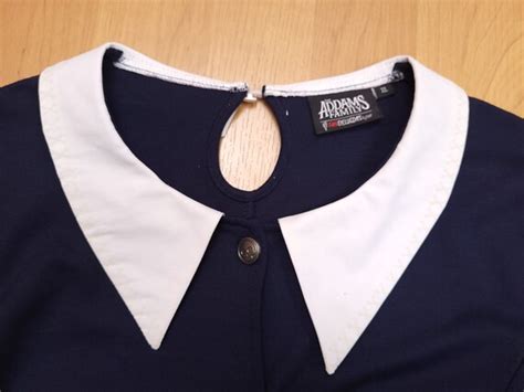 Genuine 2019 Wednesday Addams Dress Costume Navy Blue… - Gem