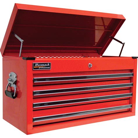 Homak Pro Series 27in. 4-Drawer Top Tool Chest — 26 1/4in.W x 12in.D x ...