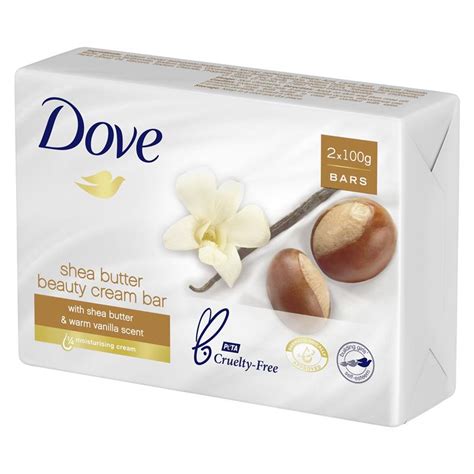 Buy Dove Beauty Bar Shea Butter Vanilla 2x100g Online at Chemist Warehouse®