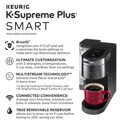 Keurig® K-Supreme Plus® Smart Single Serve K-Cup Pod Coffee Maker ...