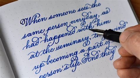 Handwriting practice | Stub nib Fountain pen | Neat, clean and Beautiful handwriting | Lamy Joy ...