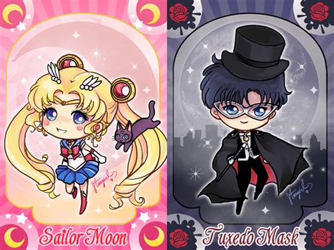 Sailor Moon and Tuxedo Mask by StarMasayume on DeviantArt