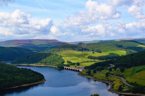 Ladybower Reservoir. stock photo. Image of scenic, peak - 100858754