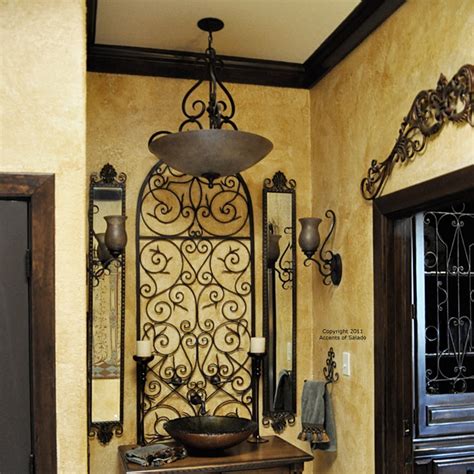 more wrought iron wall decor | Mediterranean Style Inspiration | Pinterest