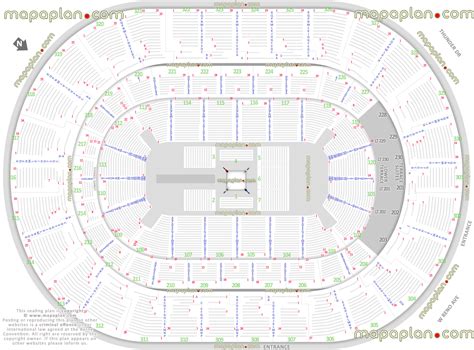 Chesapeake Energy Arena - WWE Raw & Smackdown wrestling & boxing match events in OKC - Map by ...