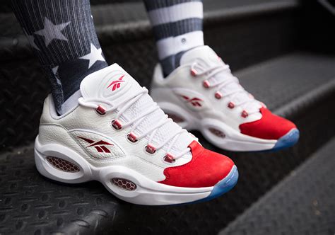 The Reebok Question Low's OG White/Red Colorway Launches Tomorrow - SneakerNews.com