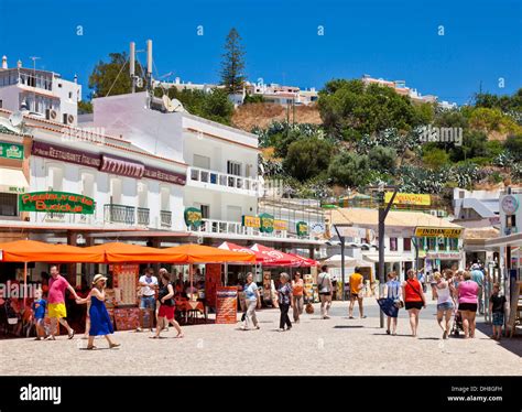 the old town in Albufeira Algarve Portugal EU Europe Stock Photo - Alamy