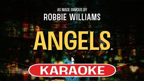 Angels (Karaoke) - Robbie Williams - YouTube