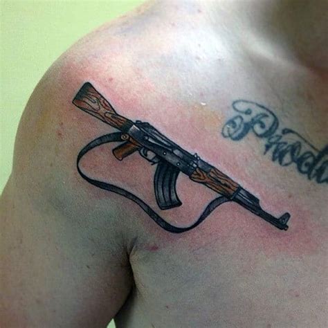 40 AK 47 Tattoo Designs For Men - An Arsenal Of Ideas