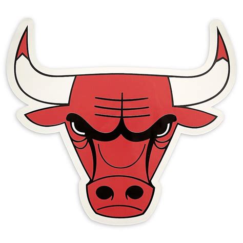 NBA Chicago Bulls Logo Small Outdoor Decal | Chicago bulls logo, Bull logo, Chicago bulls