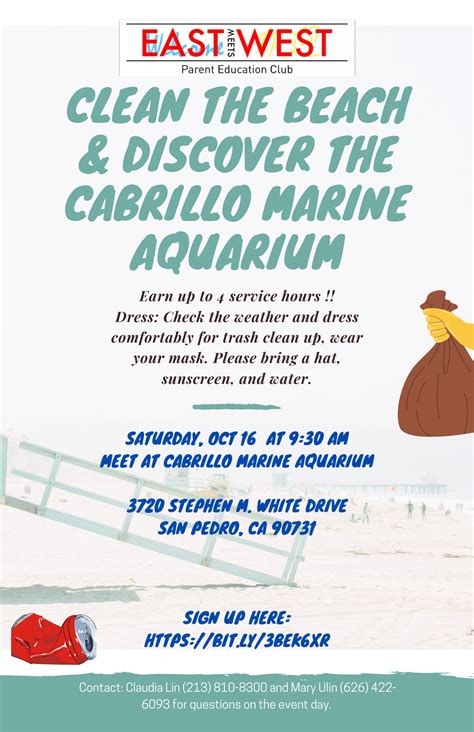 Clean the Beach & Discover the Cabrillo Marine Aquarium | EMWPEC