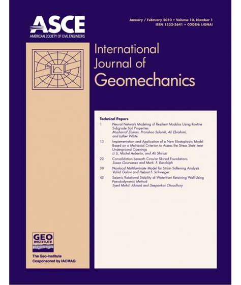 International Journal of Geomechanics - Philippine distributor of ...